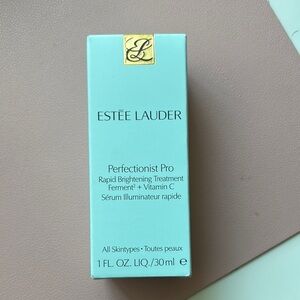 Estee Lauder Perfectionist Pro Serum in Light Blue and Gold